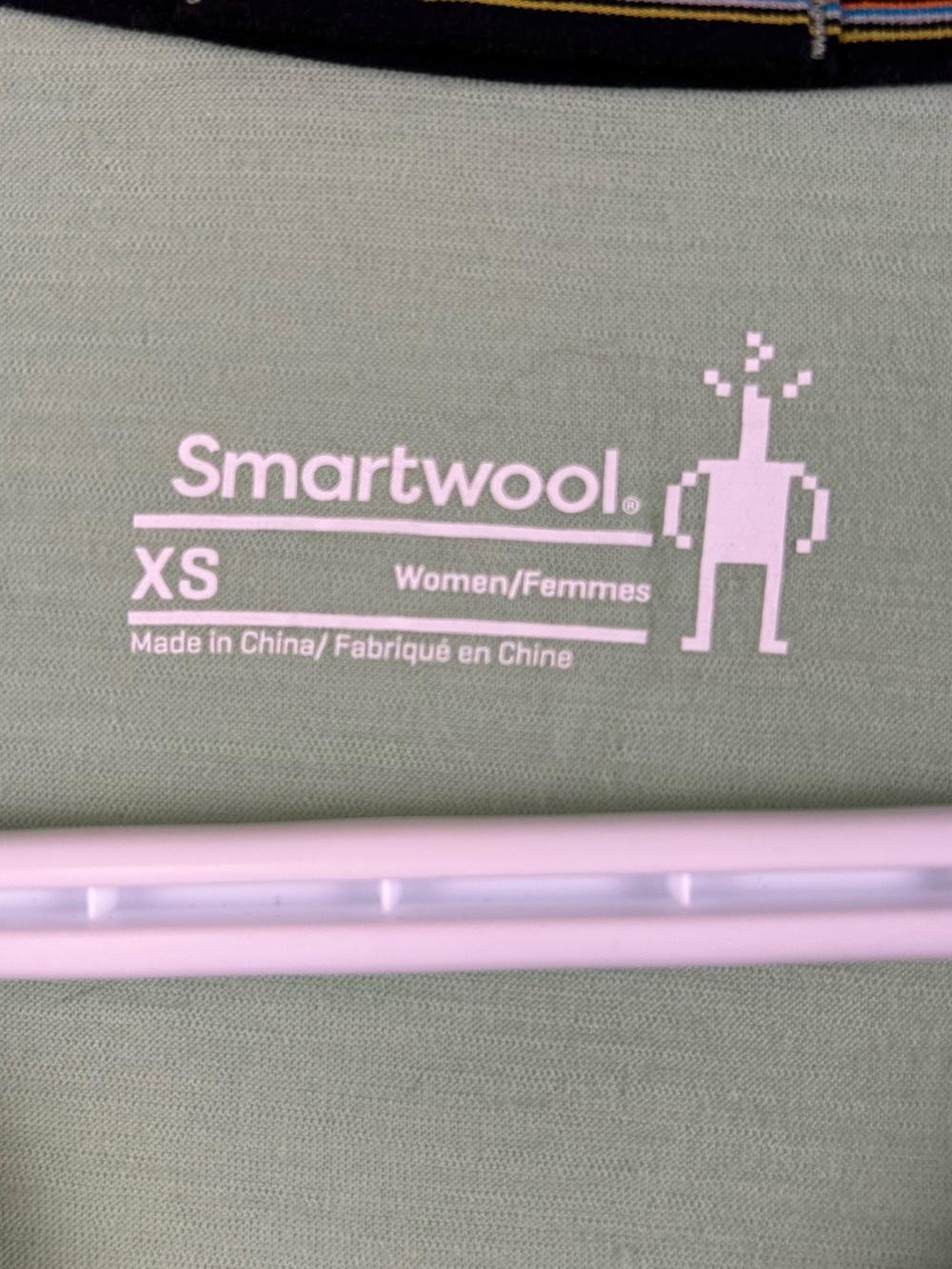 Smartwool Merino Wool Long Sleeve Base Layer Top Light Green Women’s XS - Picture 3 of 7
